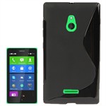 Cover fra S-Line til Nokia XL (Sort) 